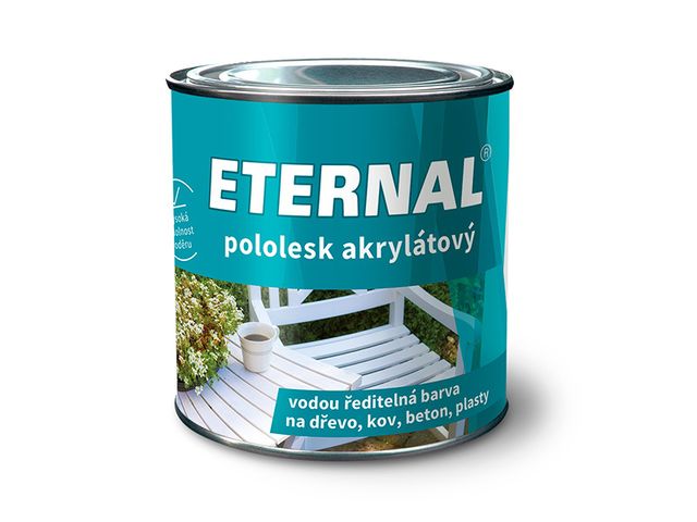 Obrázek produktu Eternal pololesk akrylátový RAL9003 bílý 0,35 kg