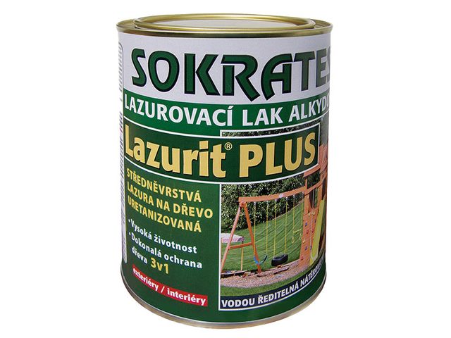 Obrázek produktu Lazura středněvrstvá alkydová Lazurit Plus Dub 2 kg