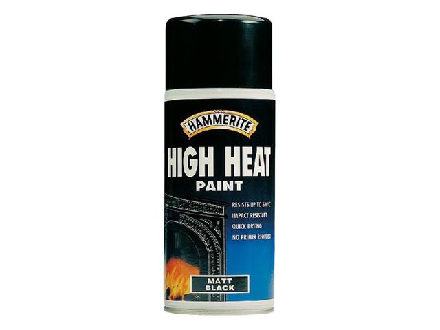 Obrázek produktu Sprej Hammerite tepelně odolný černý matný 400 ml