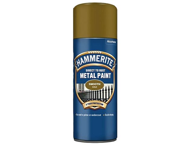 Obrázek produktu Sprej Hammerite zlatý hladký 400 ml
