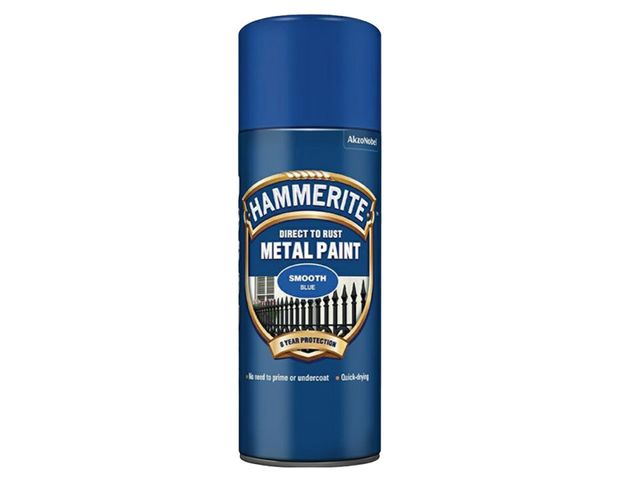 Obrázek produktu Sprej Hammerite modrý hladký 400 ml