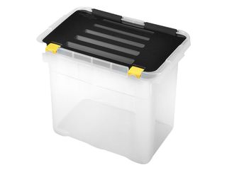 Box úložný s víkem 18L, plast, 39,5x27x27,5 cm