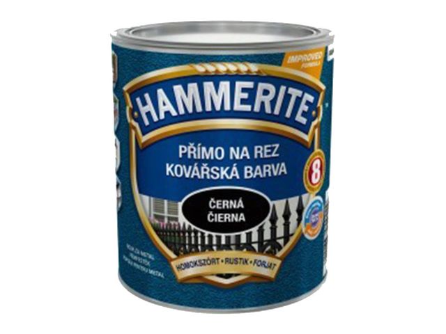 Obrázek produktu Hammerite kovářská barva černá 0,75 l
