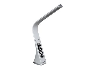 Lampa stolní LORD LED bílá 6W, 300lm, kalendář, budík, hodiny, teplota