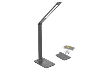 Lampa stolní LED stmívatelná s bezdrát. nabíjením 10+10W, změna chromatičnosti,