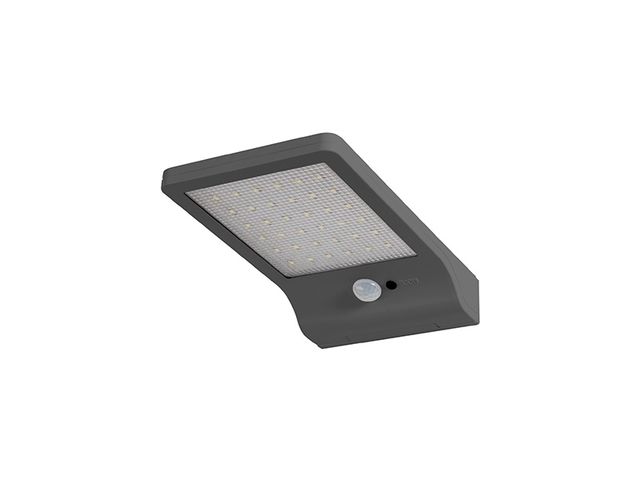 Obrázek produktu Zdroj sv.DOOR LED SOLAR stříbrný, 3W, 4000K,senzor
