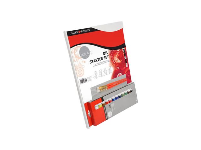 Obrázek produktu Sada startovací - akrylové barvy 12x12 ml, 3x štětec, plátno