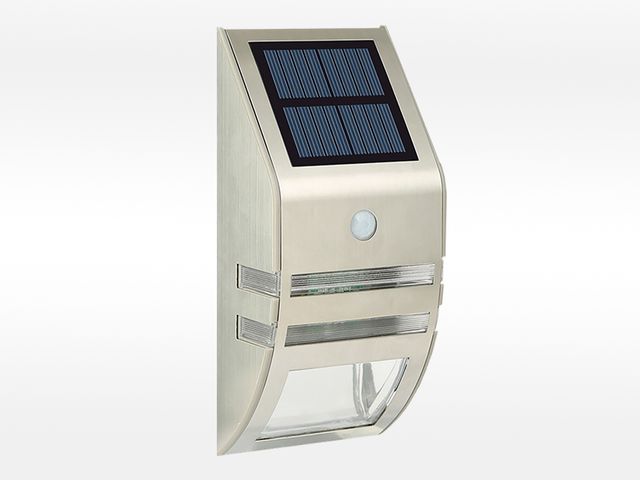 Obrázek produktu Svítidlo solární LED, senzor pohybu, stříbrné