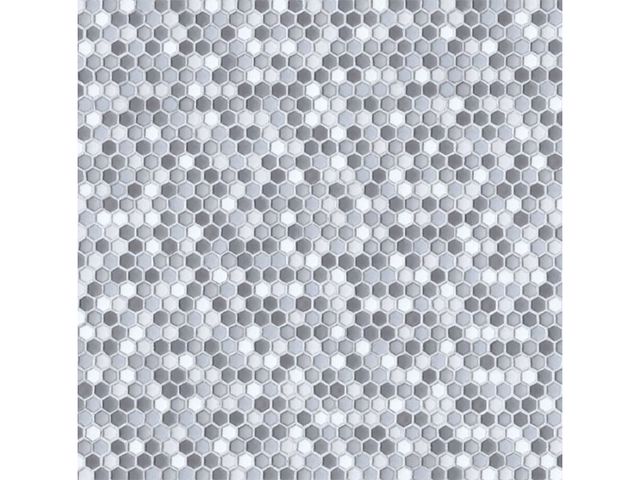 Obrázek produktu Obklad stěn Ceramics Hexagon šedý, š. 67,5 cm
