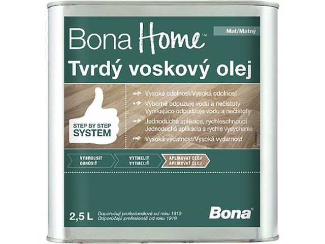 Obrázek produktu Olej tvrdý voskový matný Bona Home 2,5 l