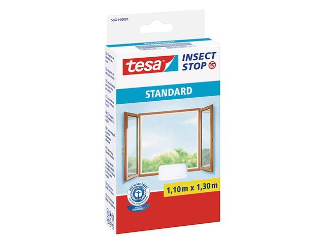Obrázek produktu Síť proti hmyzu do oken 110 x 130 cm bílá