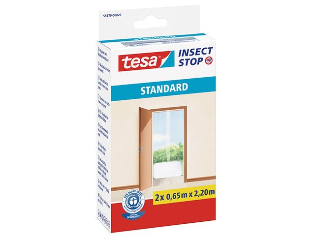 Obrázek produktu Síť proti hmyzu do dveří 2 x 65 x 220 cm bílá
