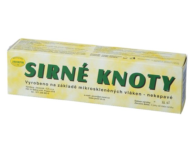 Obrázek produktu Knoty sirné 400g, 18x4cm, 80ks