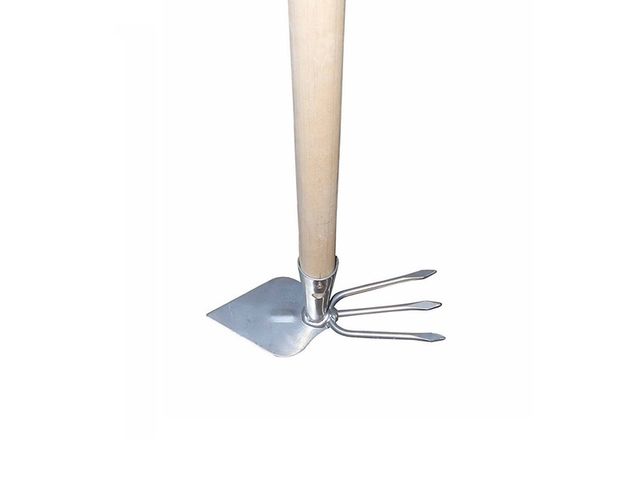 Obrázek produktu Okopávačka srdíčko s 2 hroty s násadou 100cm