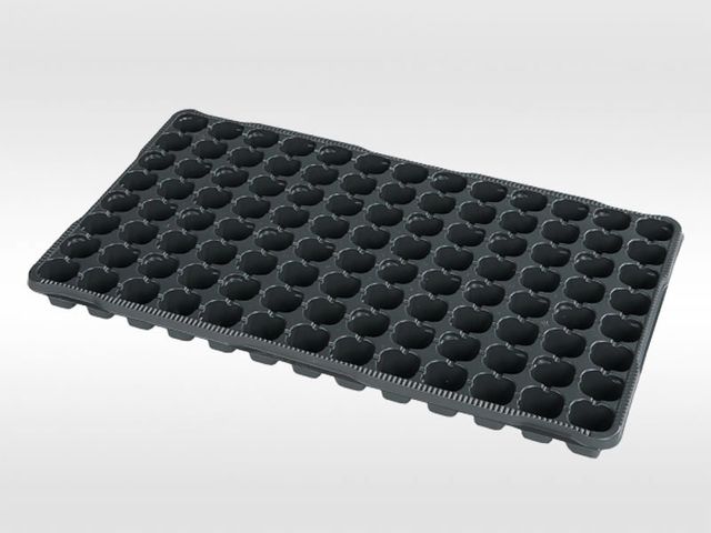 Obrázek produktu Sadbovač mini plastový černý 3x3cm, 104ks