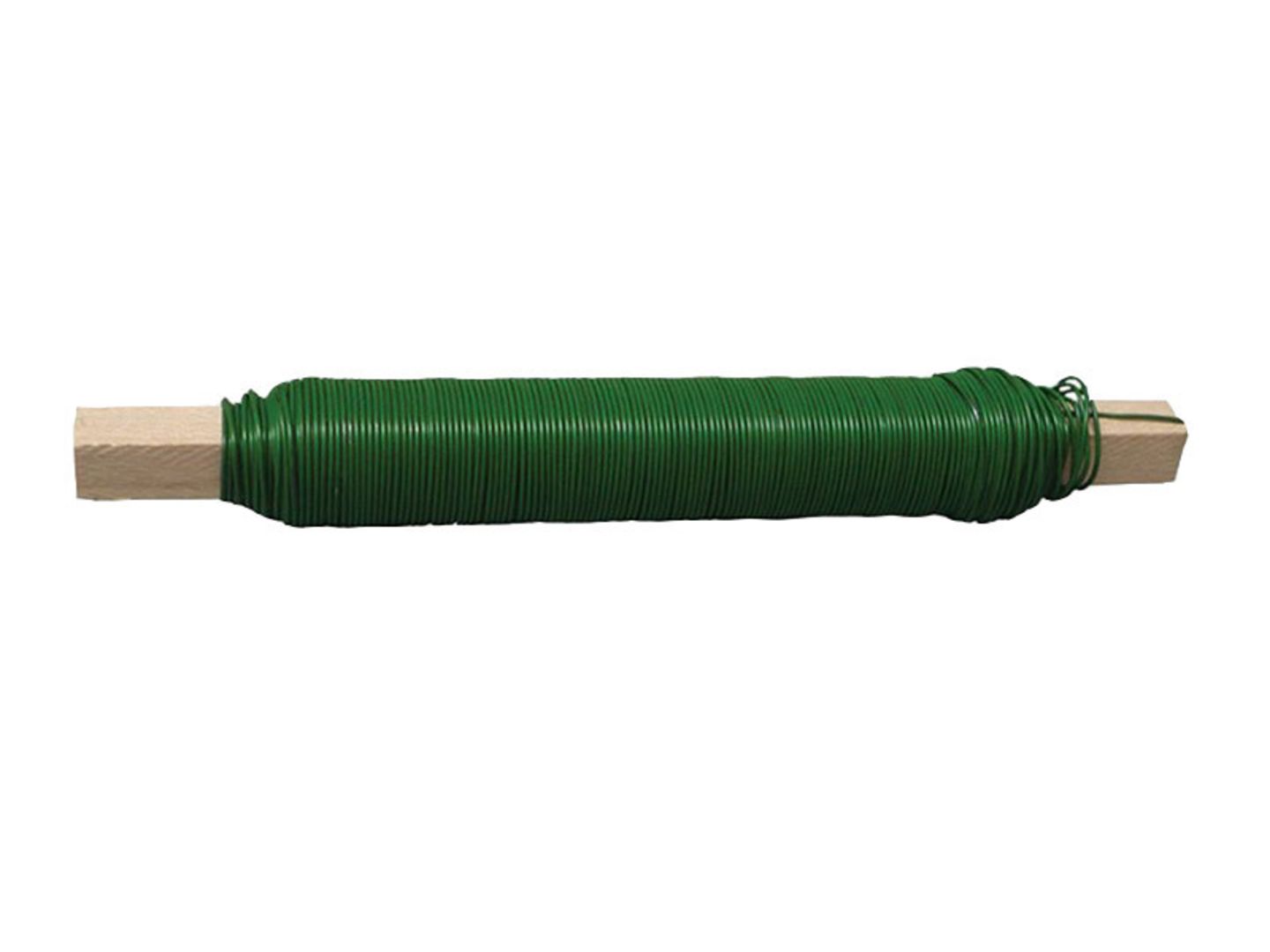Drát květinový vázací 100g/0,65 lak/zelený