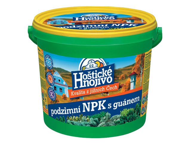 Obrázek produktu NPK Hoštické podzimní s guánem, kyblík, 4,5kg