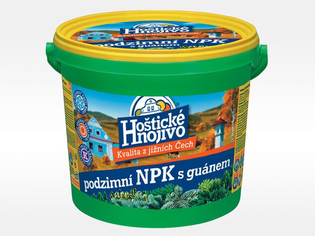 Obrázek produktu NPK Hoštické podzimní s guánem, kyblík, 4,5kg