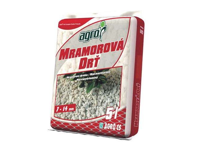 Obrázek produktu Drť mramorová 7 - 14 mm 5l, Agro