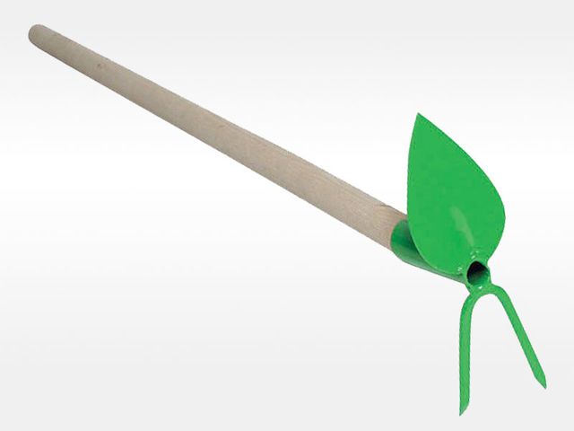 Obrázek produktu Okopávačka srdíčko s 2 hroty s násadou 100 cm