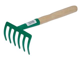 Hrabičky 6 hroté s násadou 27 cm