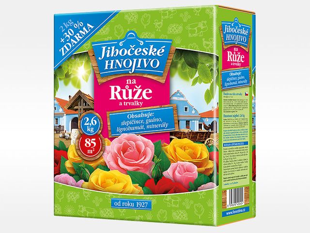 Obrázek produktu Hnojivo Jihočeské na růže a trvalky, 2,6 kg