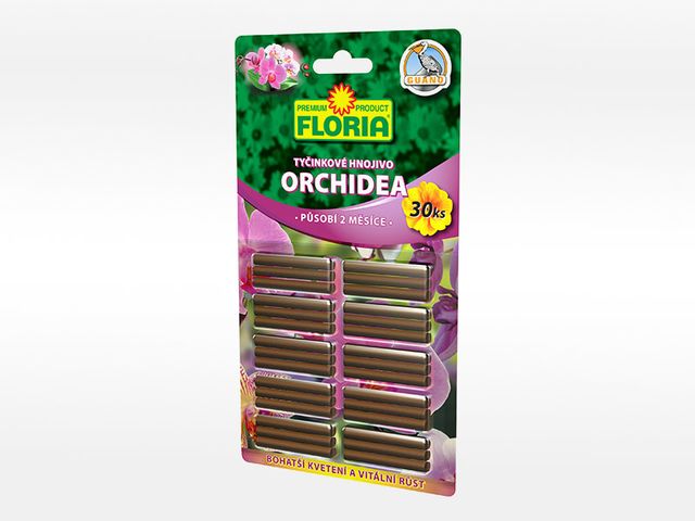 Obrázek produktu Hnojivo tyčinkové pro orchideje 30 ks, Floria