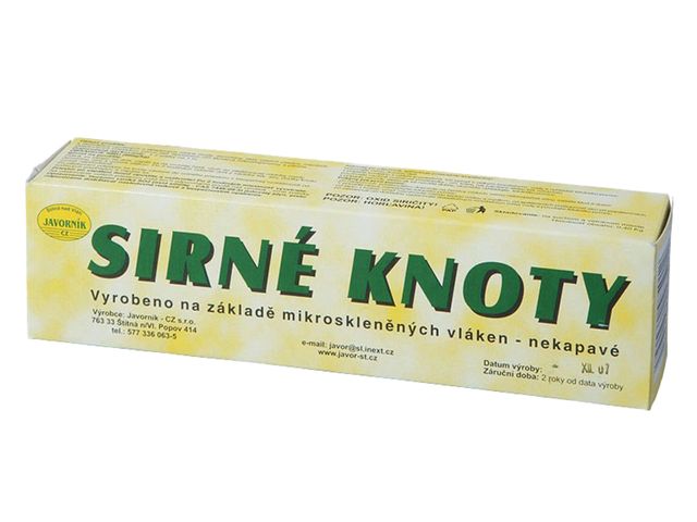 Obrázek produktu Knoty sirné 200g, 18x2cm, 40ks