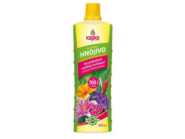 Obrázek produktu Hnojivo pro pokojové rostliny kvetoucí 1l, Kapka