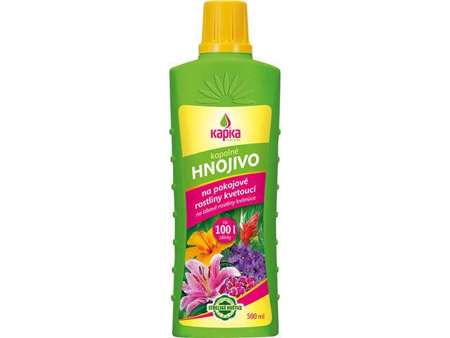 Obrázek produktu Hnojivo pro pokojové rostliny kvetoucí 0,5l, Kapka