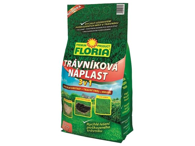 Obrázek produktu Trávníková náplast 3 v 1 - 1kg, Floria