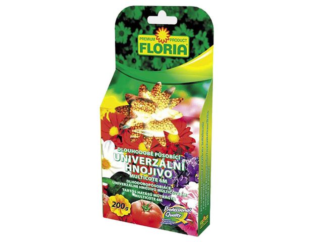 Obrázek produktu Hnojivo pro celou zahradu Multicote 6M 200g, Floria
