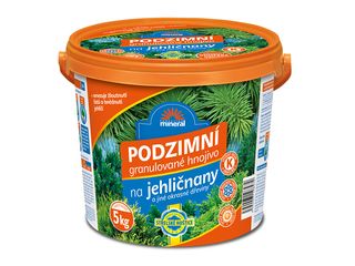 Hnojivo podzimní pro jehličnany, kyblík 5 kg