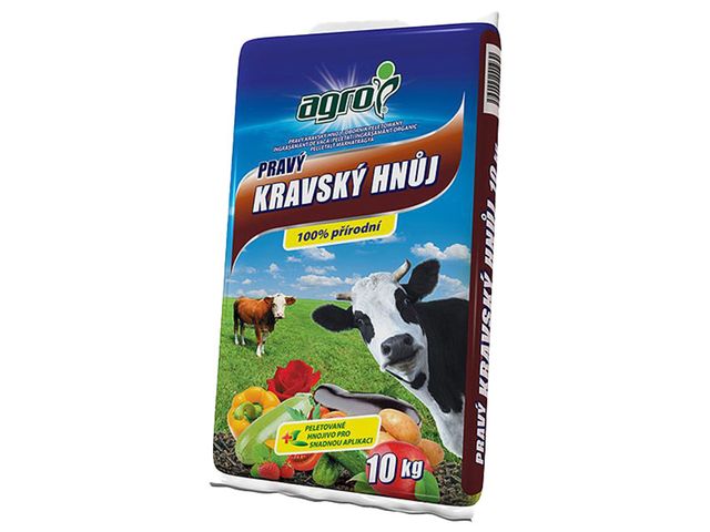 Obrázek produktu Hnůj pravý kravský 10kg, Agro