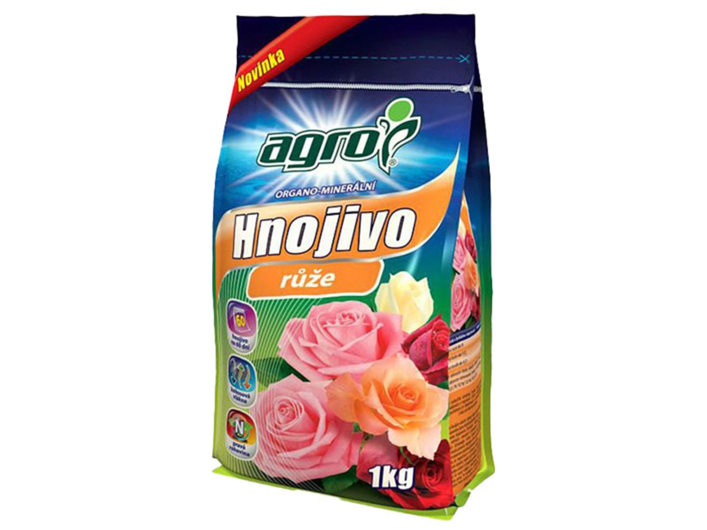 Hnojivo organominerální pro růže 1kg, Agro