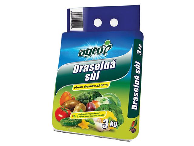 Obrázek produktu Draselná sůl 3kg, Agro