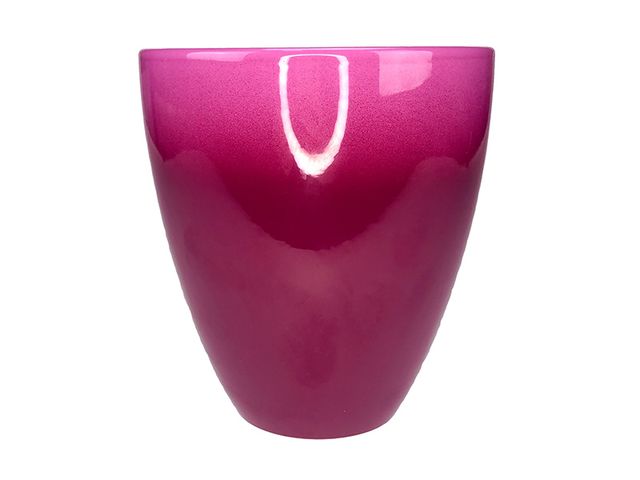 Obrázek produktu Obal keramický Orchid, vínovo-růžový, pr.14 cm