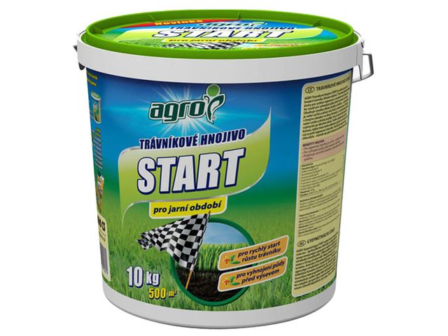 Obrázek produktu Hnojivo trávníkové Start 10kg, kbelík, Agro