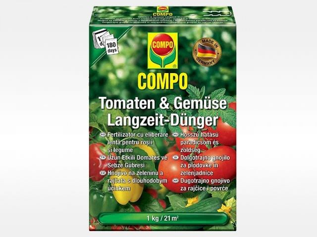 Obrázek produktu Hnojivo dlouhodobé pro zeleninu 1kg, Compo