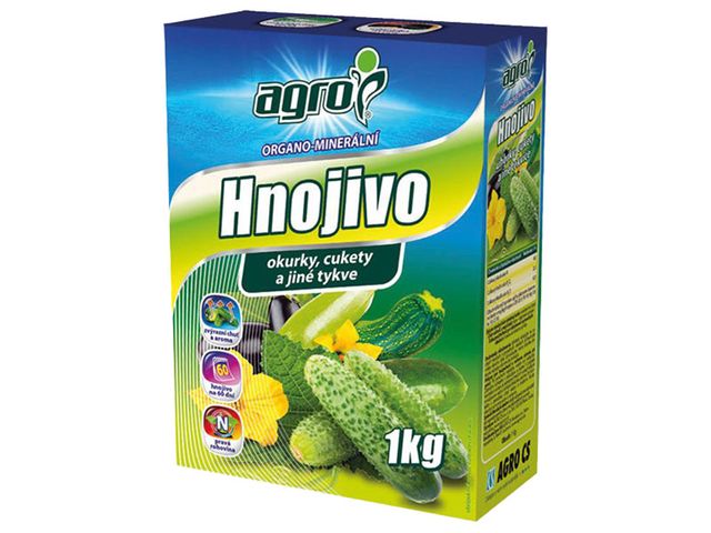 Obrázek produktu Hnojivo organominerální pro okurky, cukety a jiné tykve 1kg, Agro