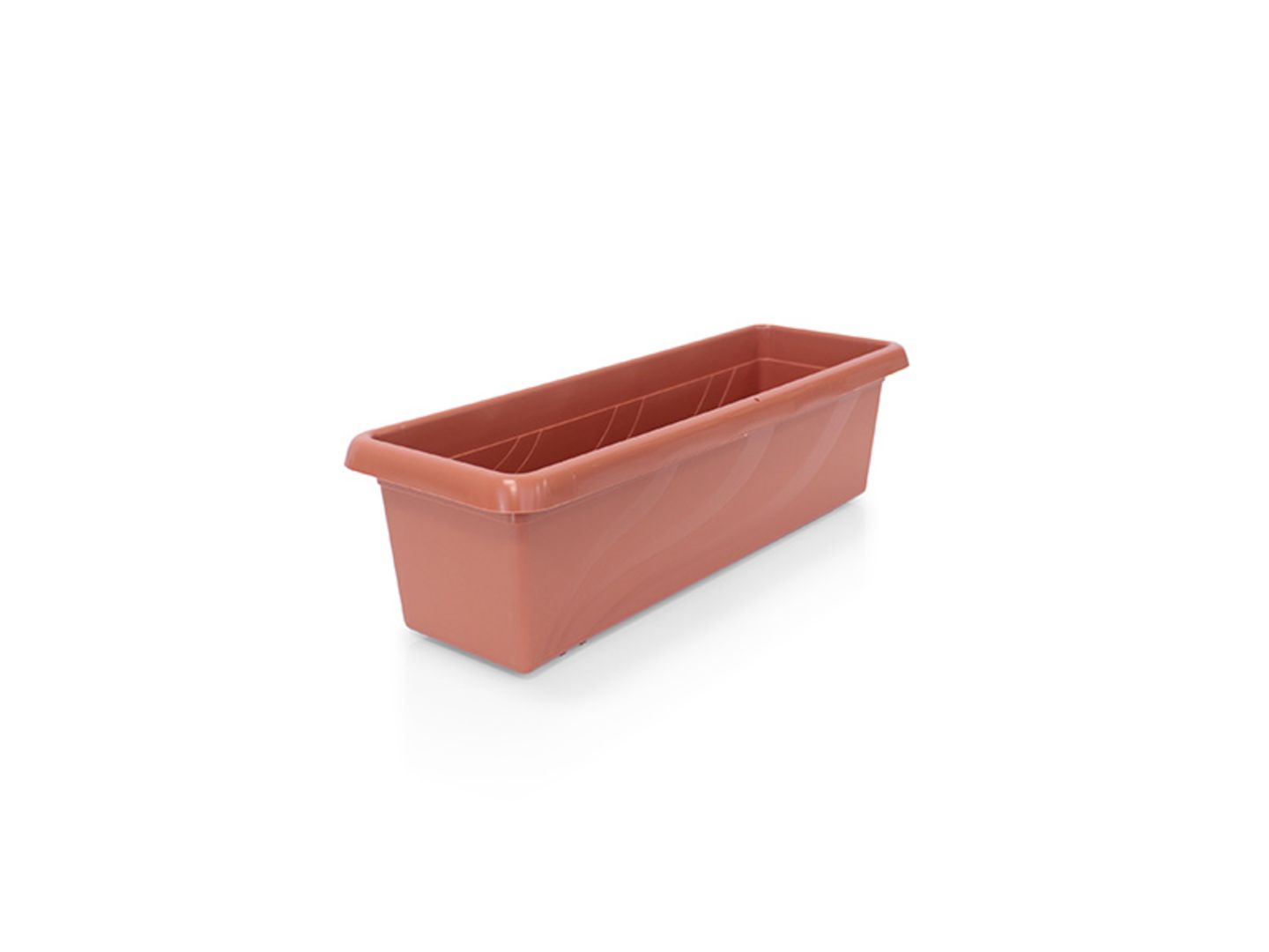 Truhlík plastový Trend 50cm, terakota