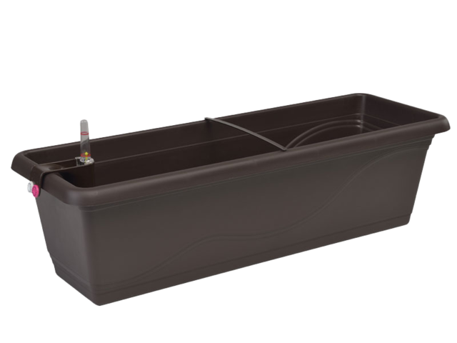 Obrázek produktu Truhlík plastový samozavlažovací Extra Line 2Smart systém 60cm, hnědý