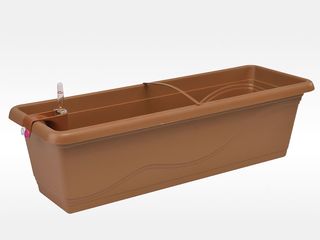 Truhlík plastový samozavlažovací Extra Line 2Smart systém 60cm, terakota