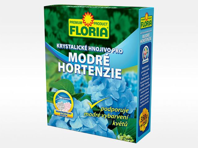 Obrázek produktu Hnojivo krystalické pro modré hortenzie 350g, Floria