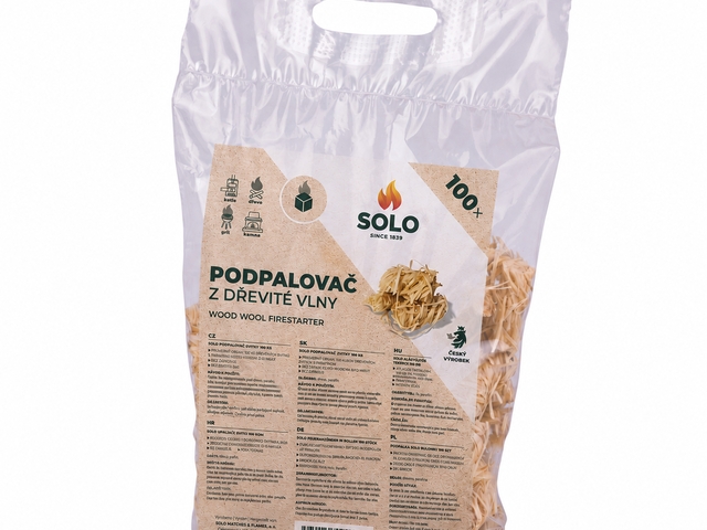 Obrázek produktu SOLO podpalovač z dřevité vlny svitky 100 ks