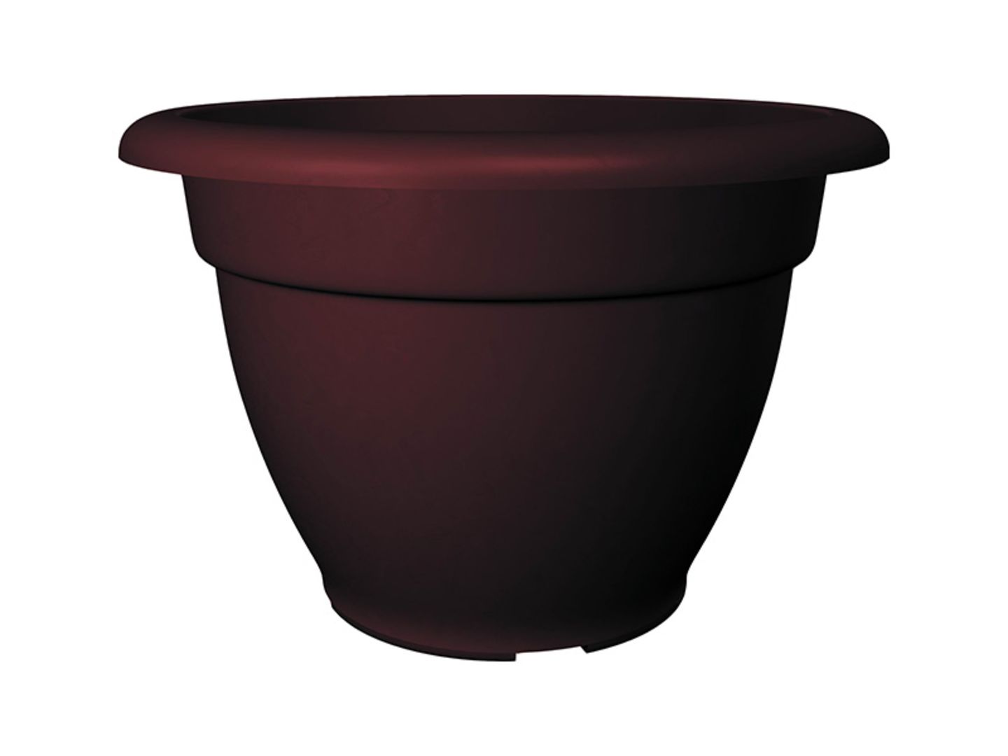Květináč plastový Venezia, 18cm, hnědý