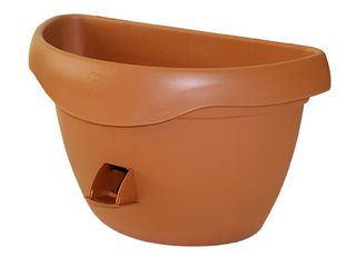 Květináč samozavlažovací na zeď Siesta pr.29cm, terakota
