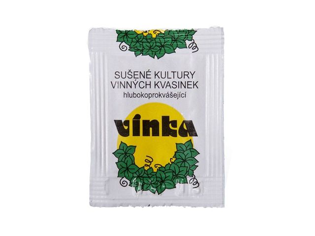Obrázek produktu Kvasinky vinné sušené VINKA0,6g