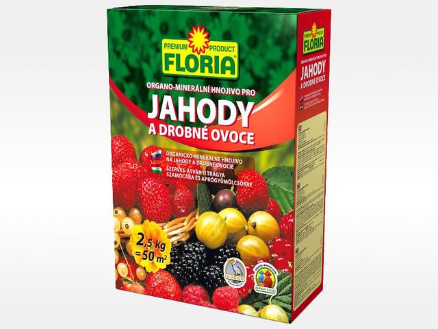 Obrázek produktu Hnojivo organominerální pro jahody a ovoce 2,5 kg, Floria