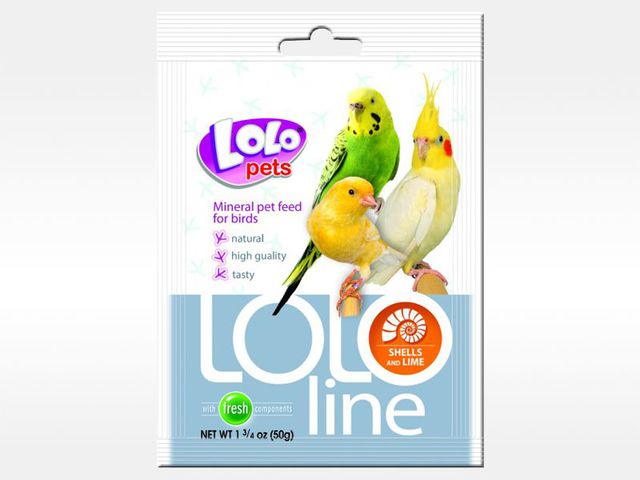 Obrázek produktu Mušle a vápník pro ptáky LOLOLINE 50 g